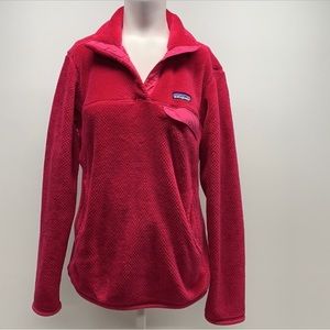 Patagonia Retool Snap - Pink fleece - Size Small
